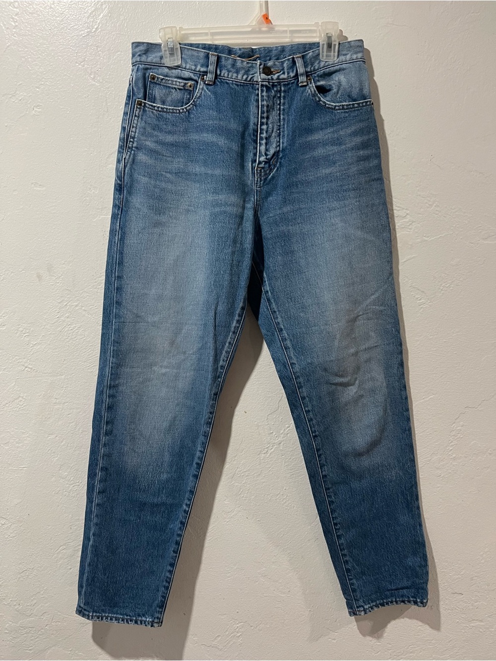 Saint Laurent Women's Jeans
Tapered Fit High Rise Blue
Denim Size 29